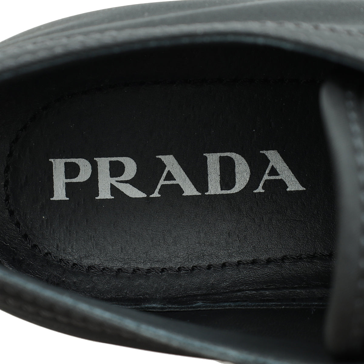 Prada Black Re-Nylon Double Wheel Gabardine Sneakers 38.5