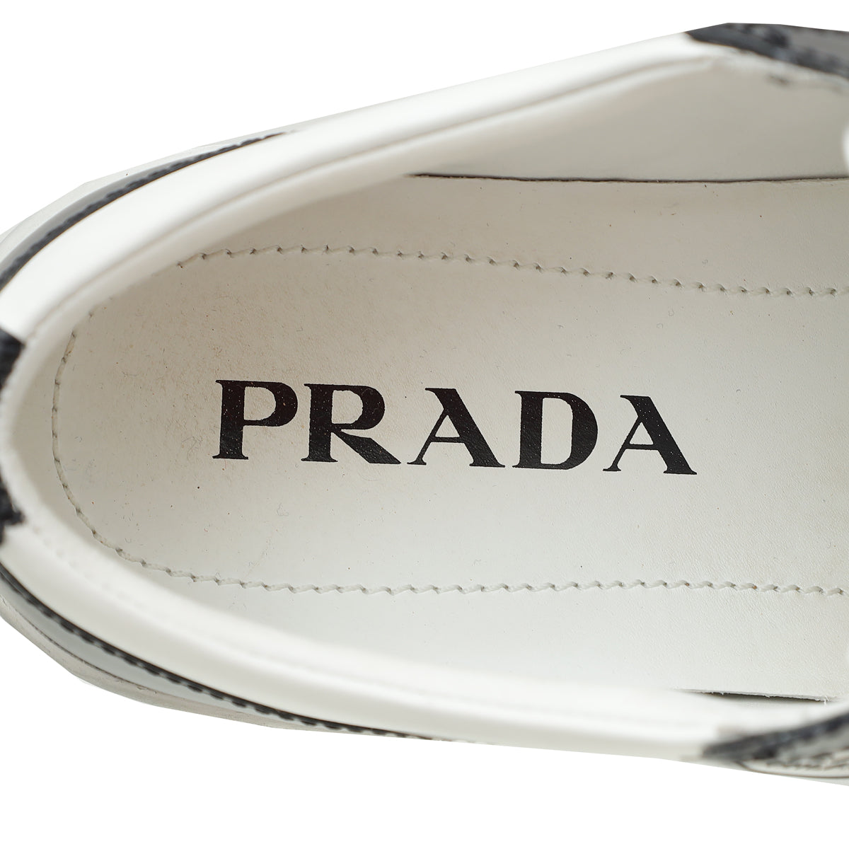 Prada Bicolor Logo Sneaker 38.5