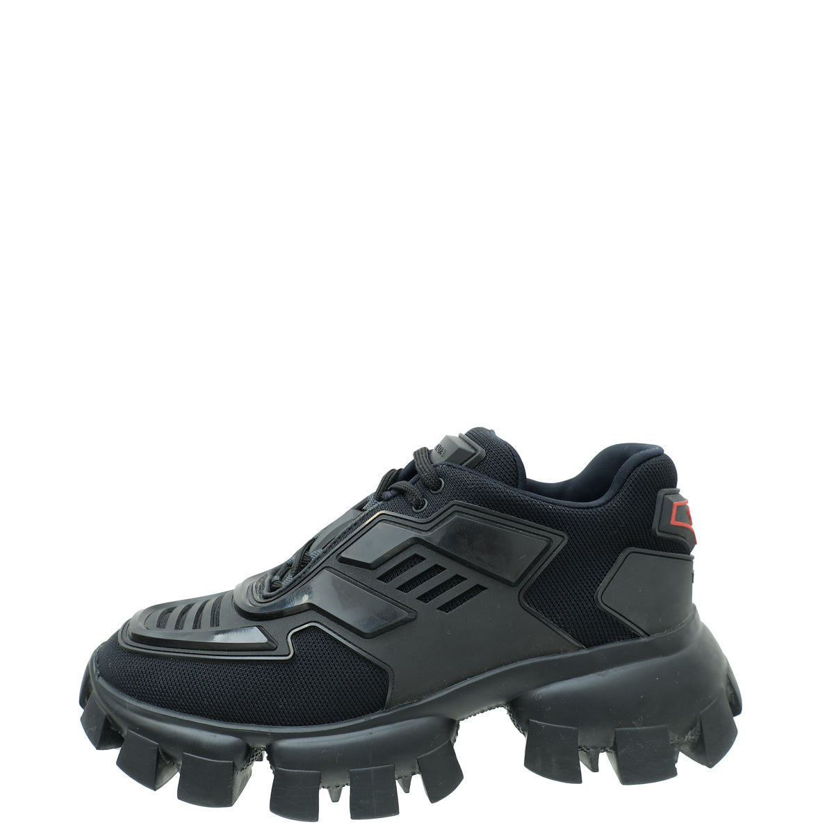 Prada Black Cloudbust Thunder Sneakers 38