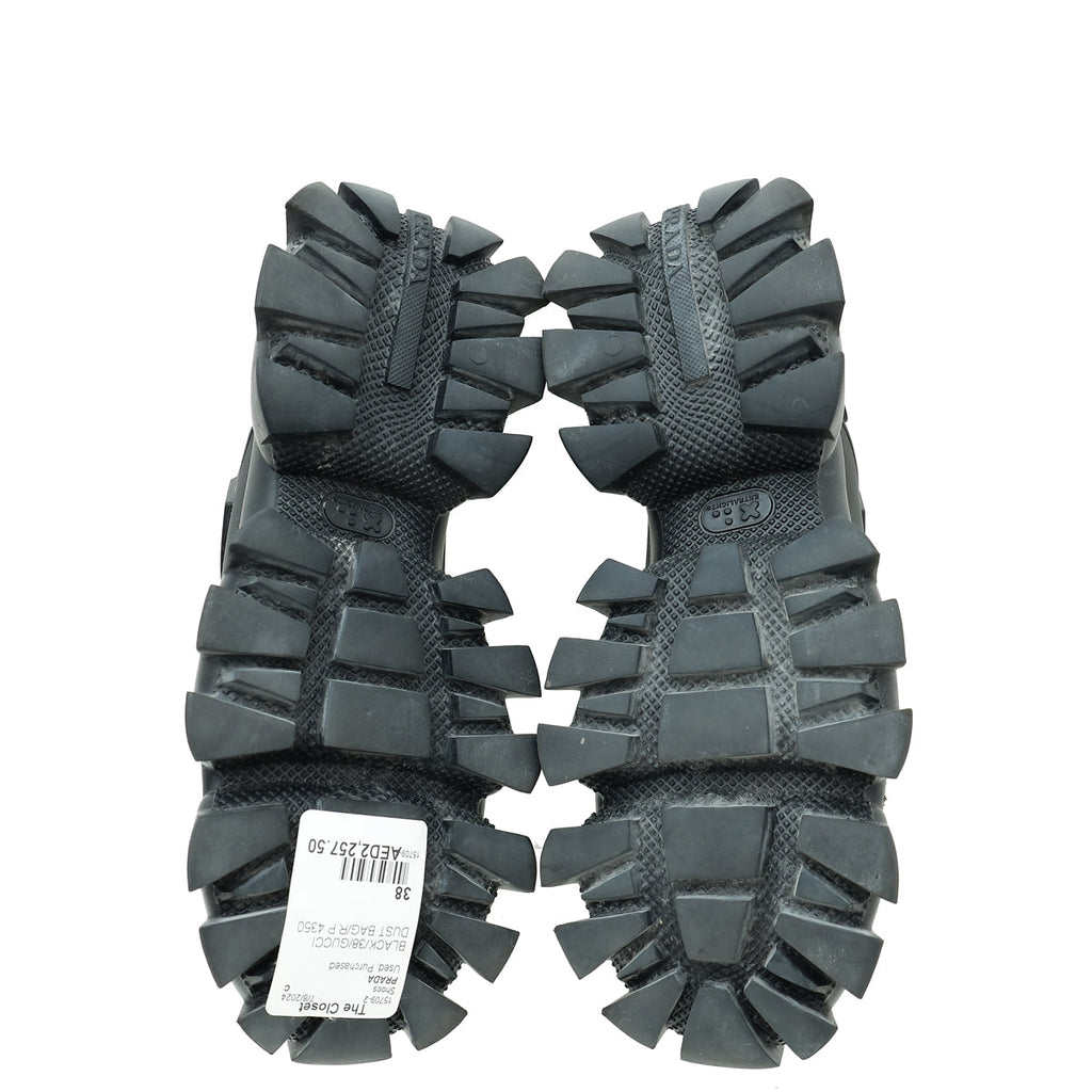 Prada Black Cloudbust Thunder Sneakers 38