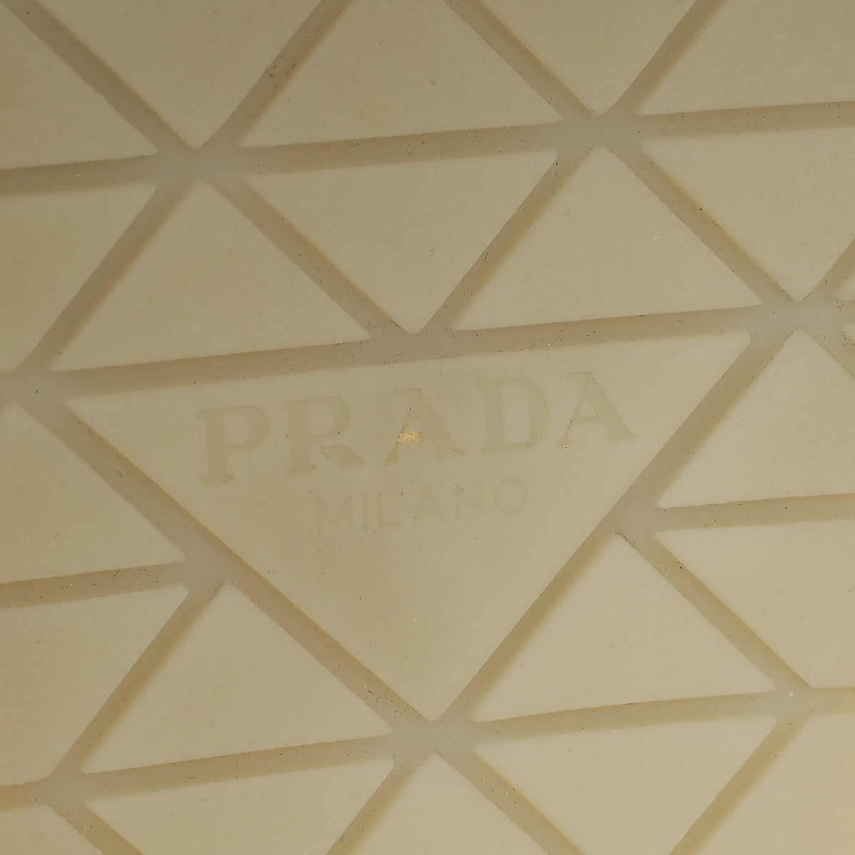 Prada Ecru Logo Suede Loafers 38