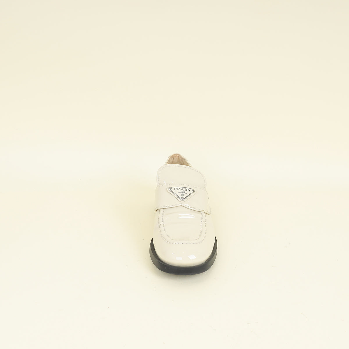 Prada Ivory Cream Loafer 38