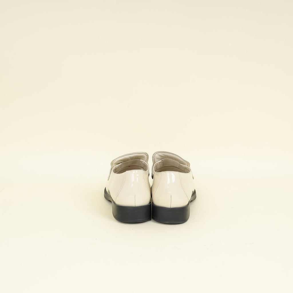 Prada Ivory Cream Loafer 38