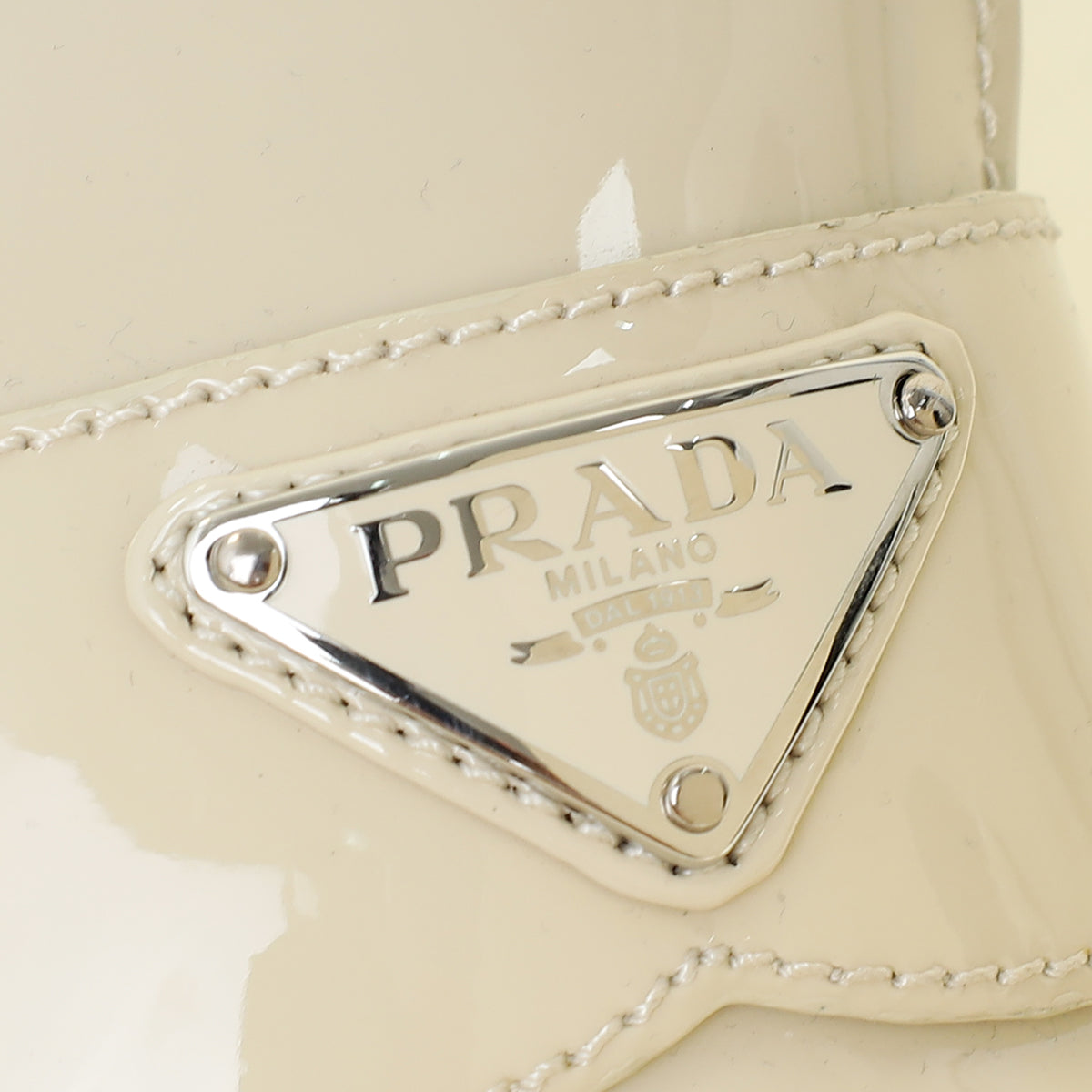 Prada Ivory Cream Loafer 38