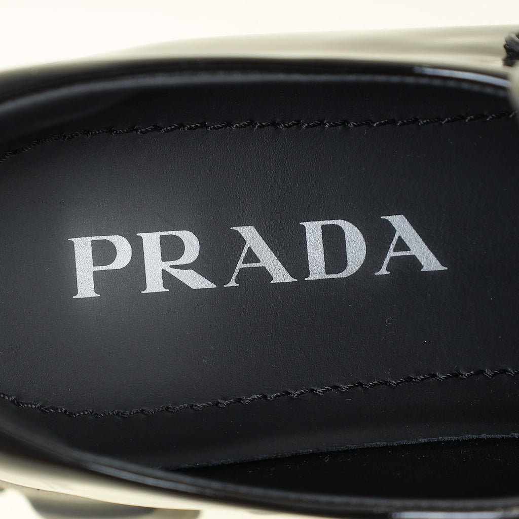 Prada Black Monolith Loafer 38