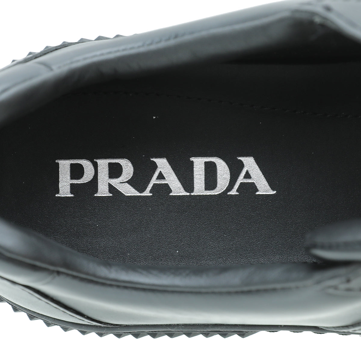 Prada Black Lace Up Sneakers 6