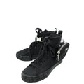 Prada Black Wheel Re-Nylon High Sneaker 35