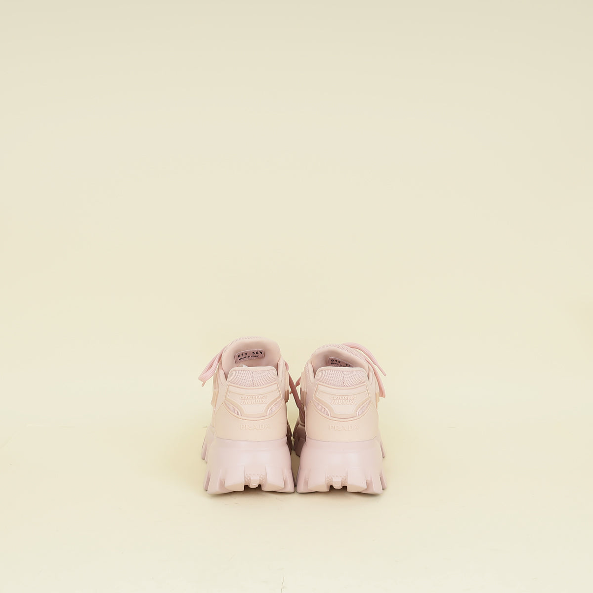 Prada Light Pink Cloudbust Thunder Chunky Sneakers 36.5 (for Ladies)