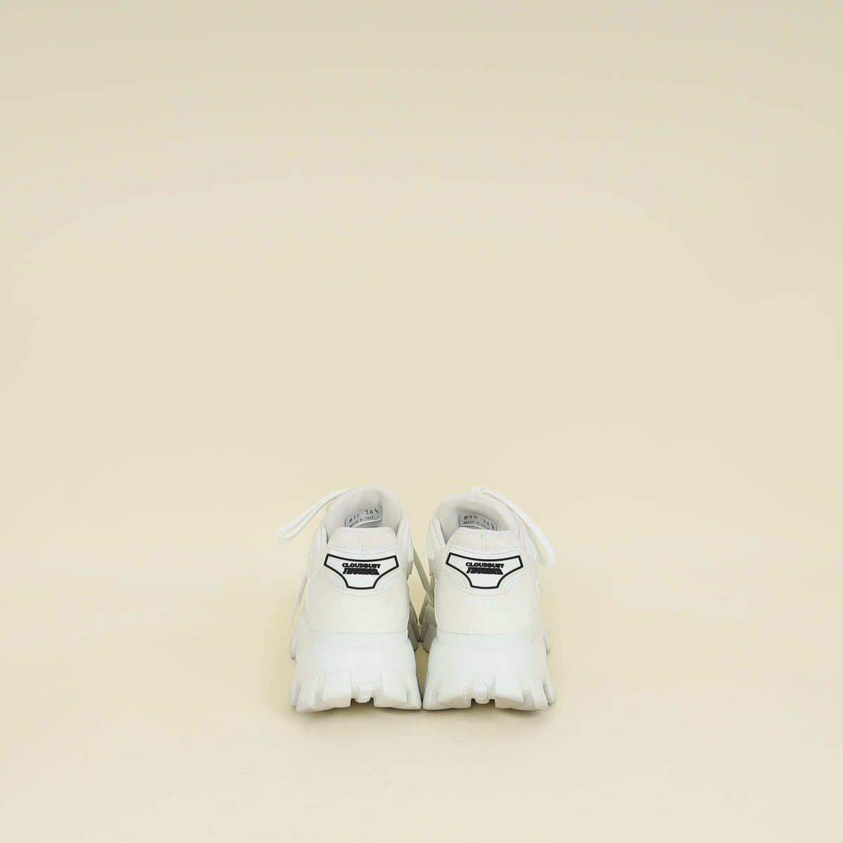 Prada White Cloudbust Thunder Chunky Sneakers 36.5 (for Ladies)