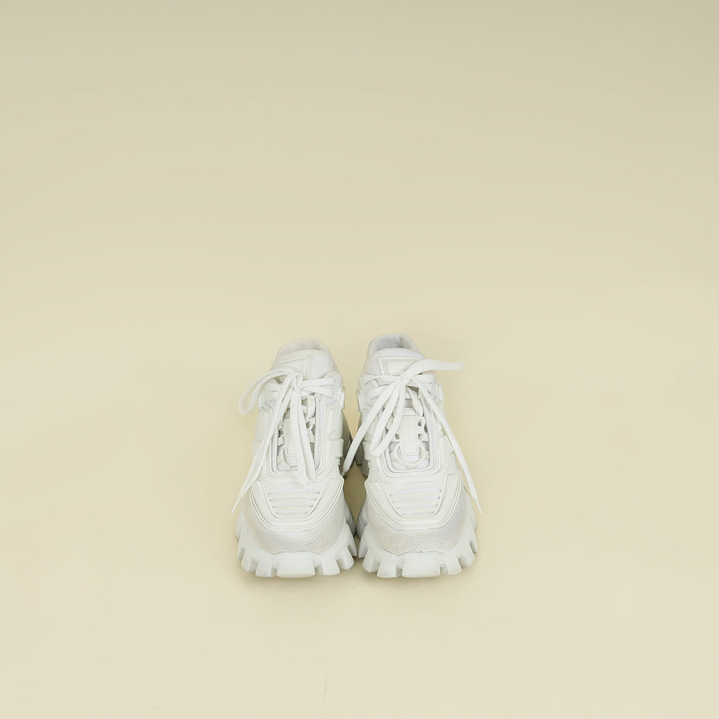 Prada White Cloudbust Thunder Chunky Sneakers 36.5 (for Ladies)