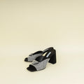 Prada Black Crystal Embellished Sandals 36.5