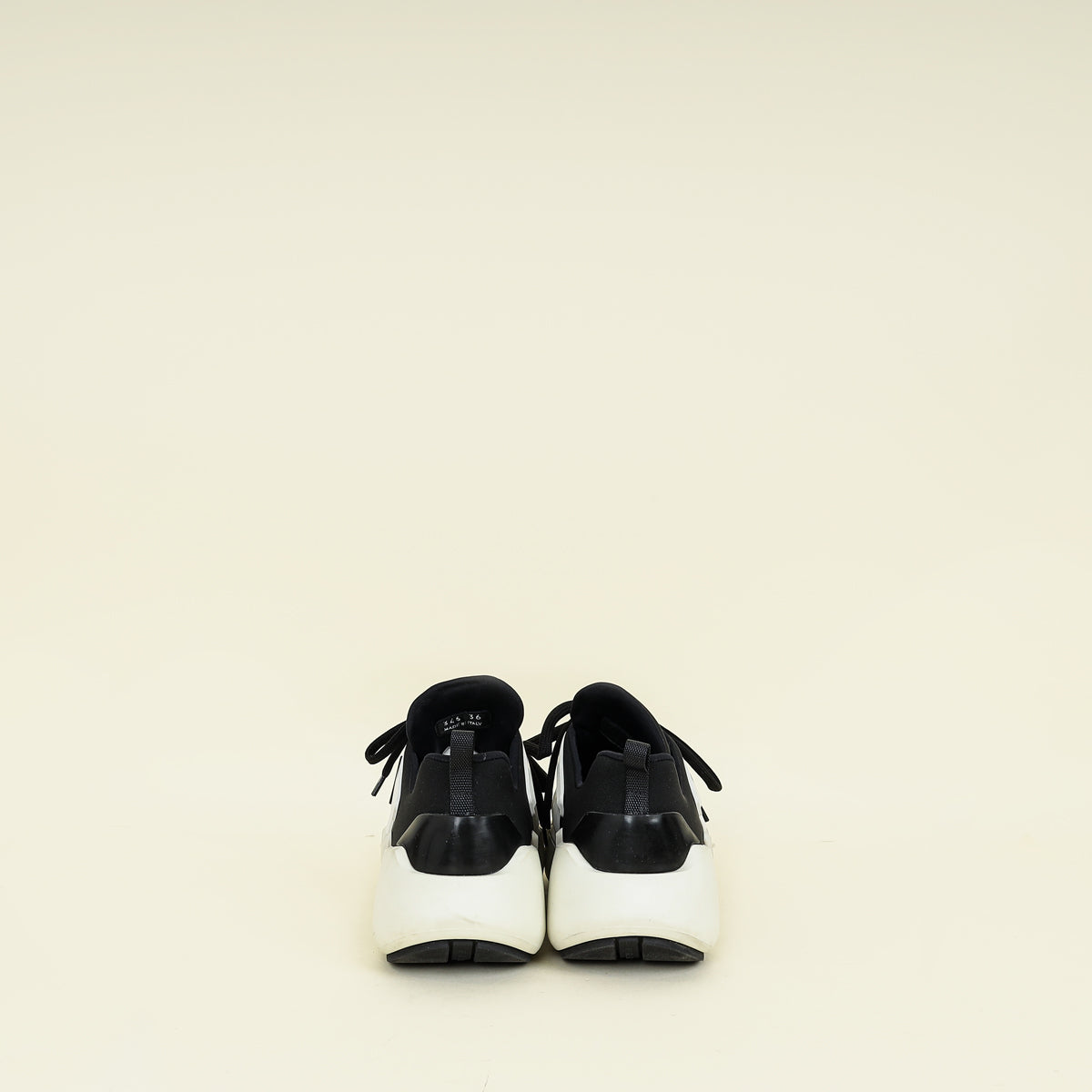 Prada Bicolor Techno Stretch Sneakers 36