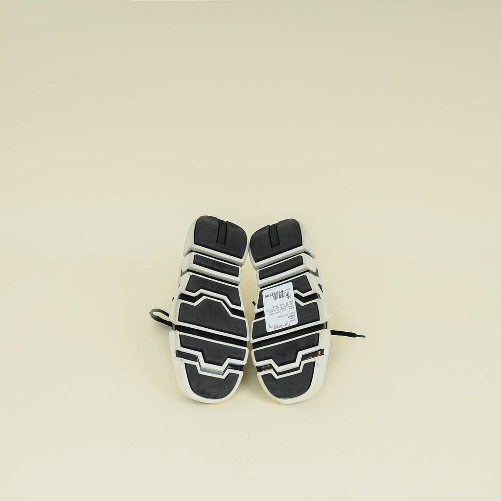 Prada Bicolor Techno Stretch Sneakers 36