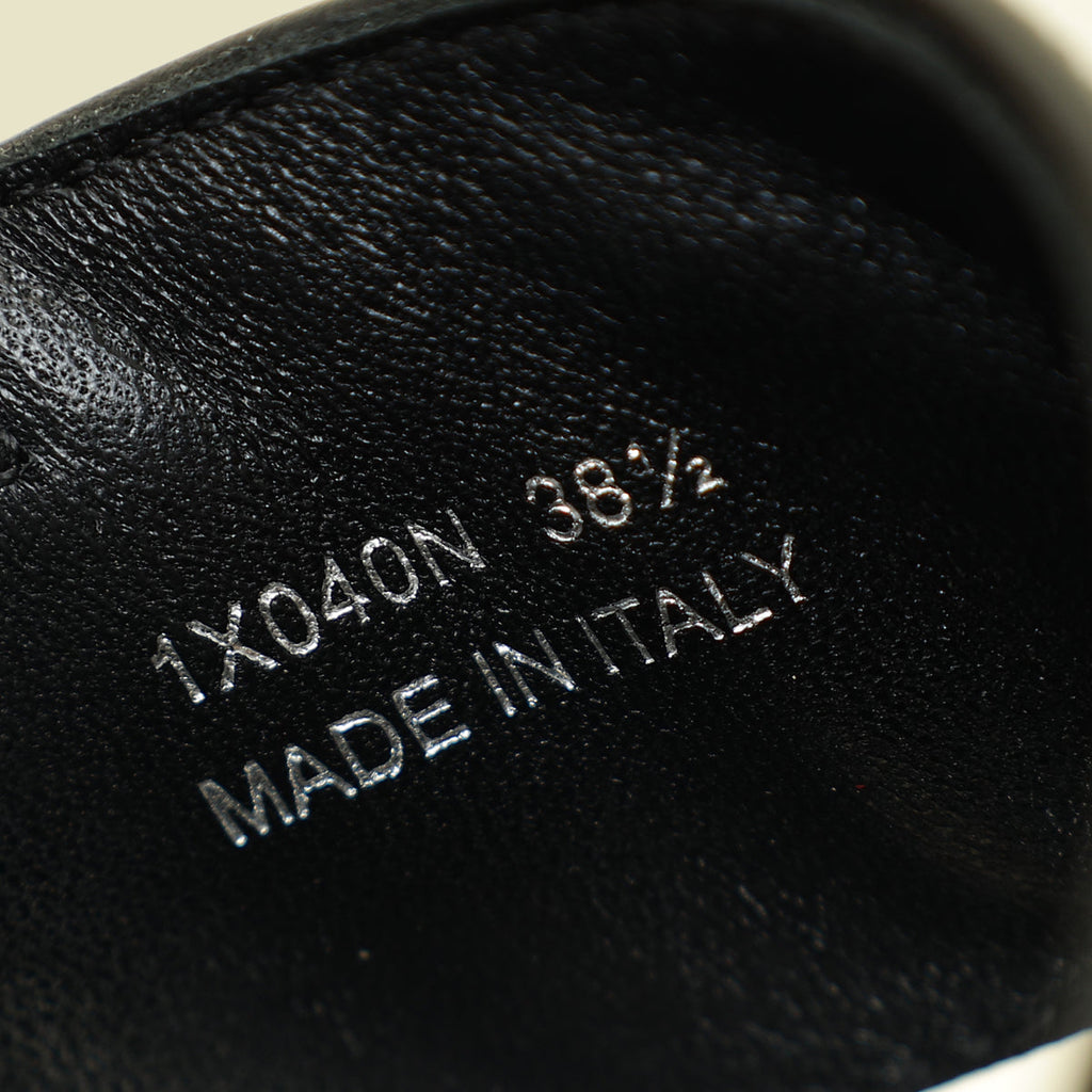 Prada Black Monolith Sandal 38.5