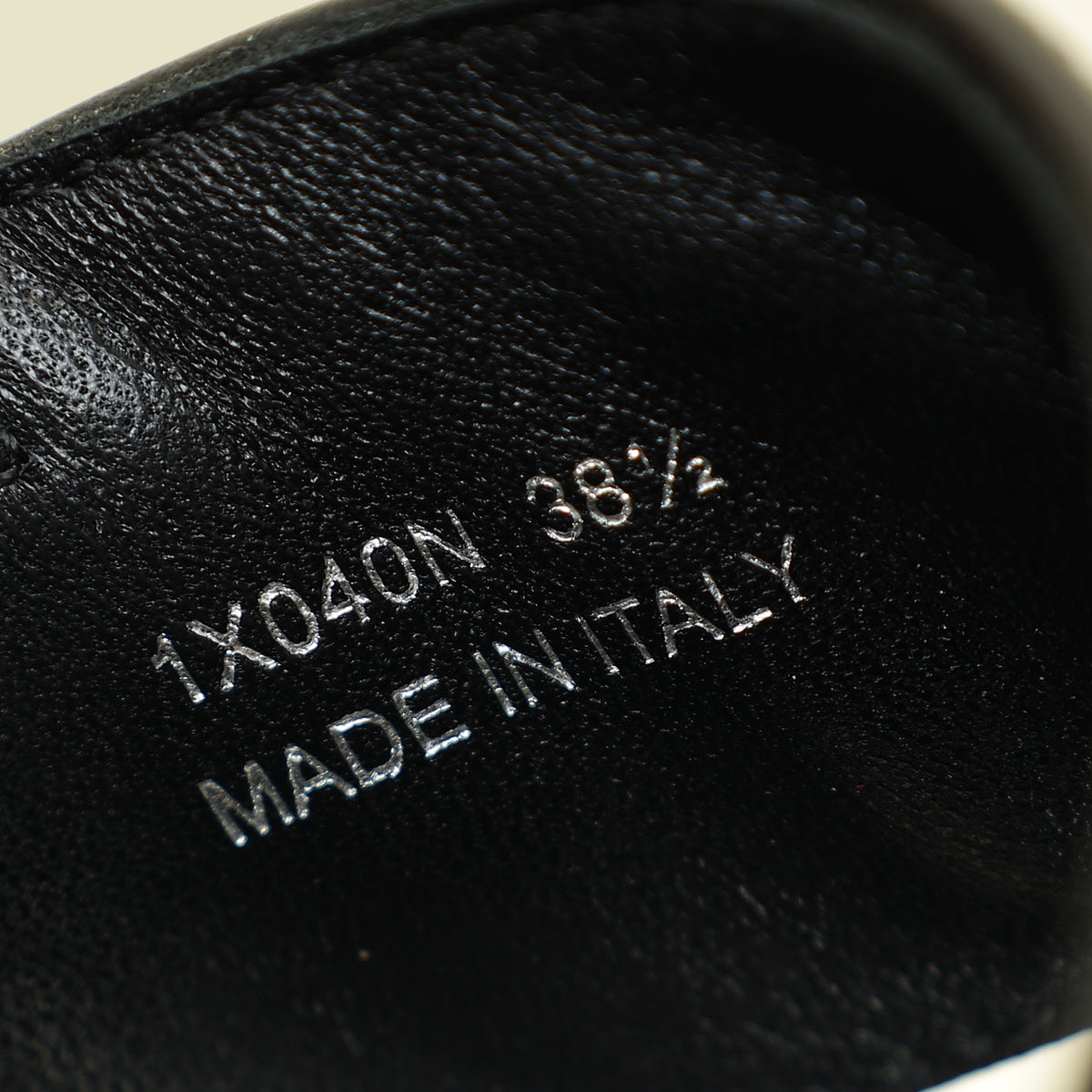 Prada Black Monolith Sandal 38.5