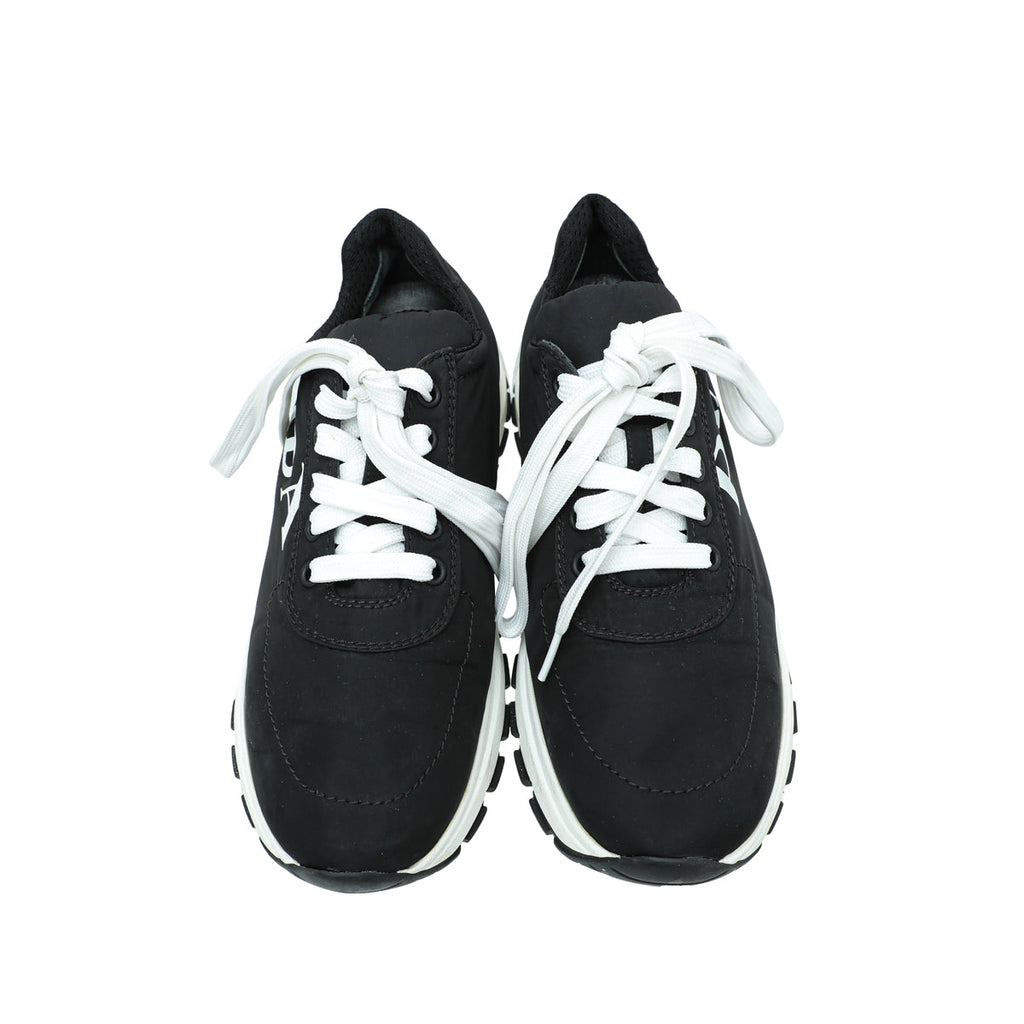 Prada Black Logo Re-Nylon Sneaker 38