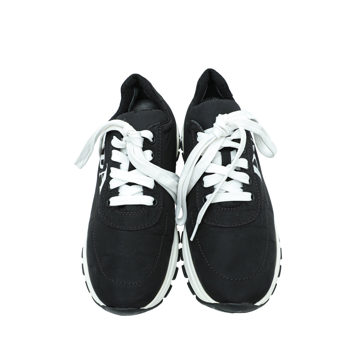 Prada Black Logo Re-Nylon Sneaker 38