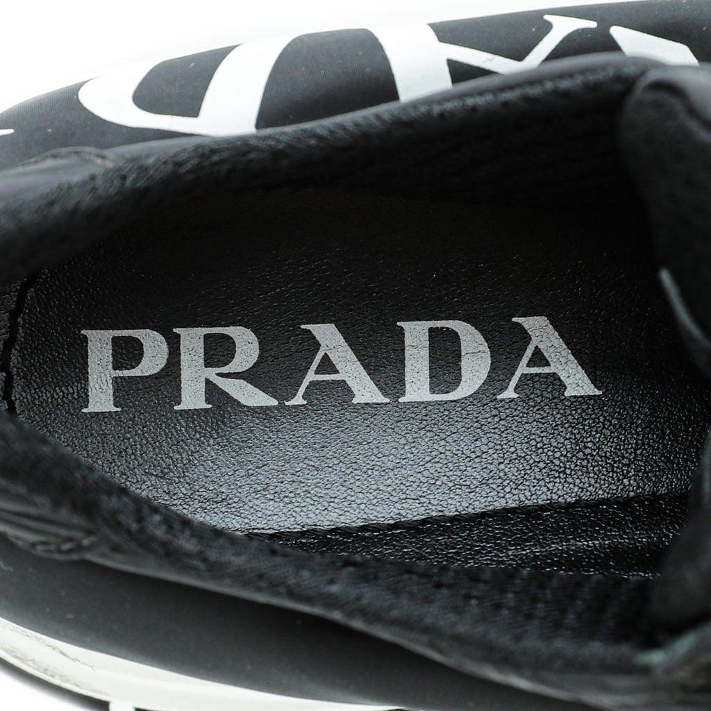 Prada Black Logo Re-Nylon Sneaker 38