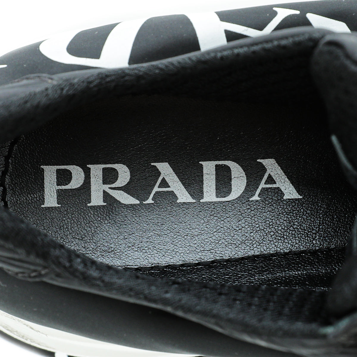 Prada Black Logo Re-Nylon Sneaker 38