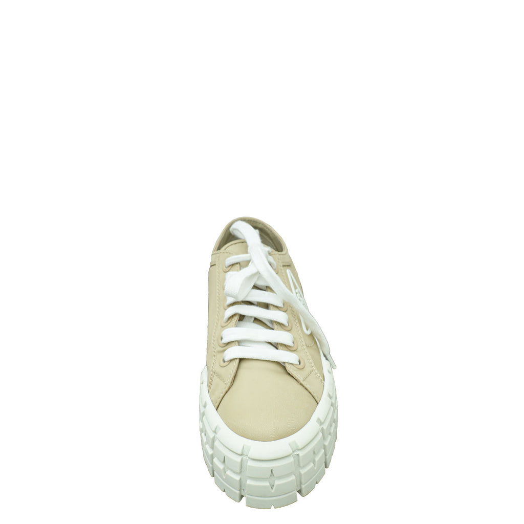 Prada Double Wheel Re-Nylon Gabardine Sneakers 38
