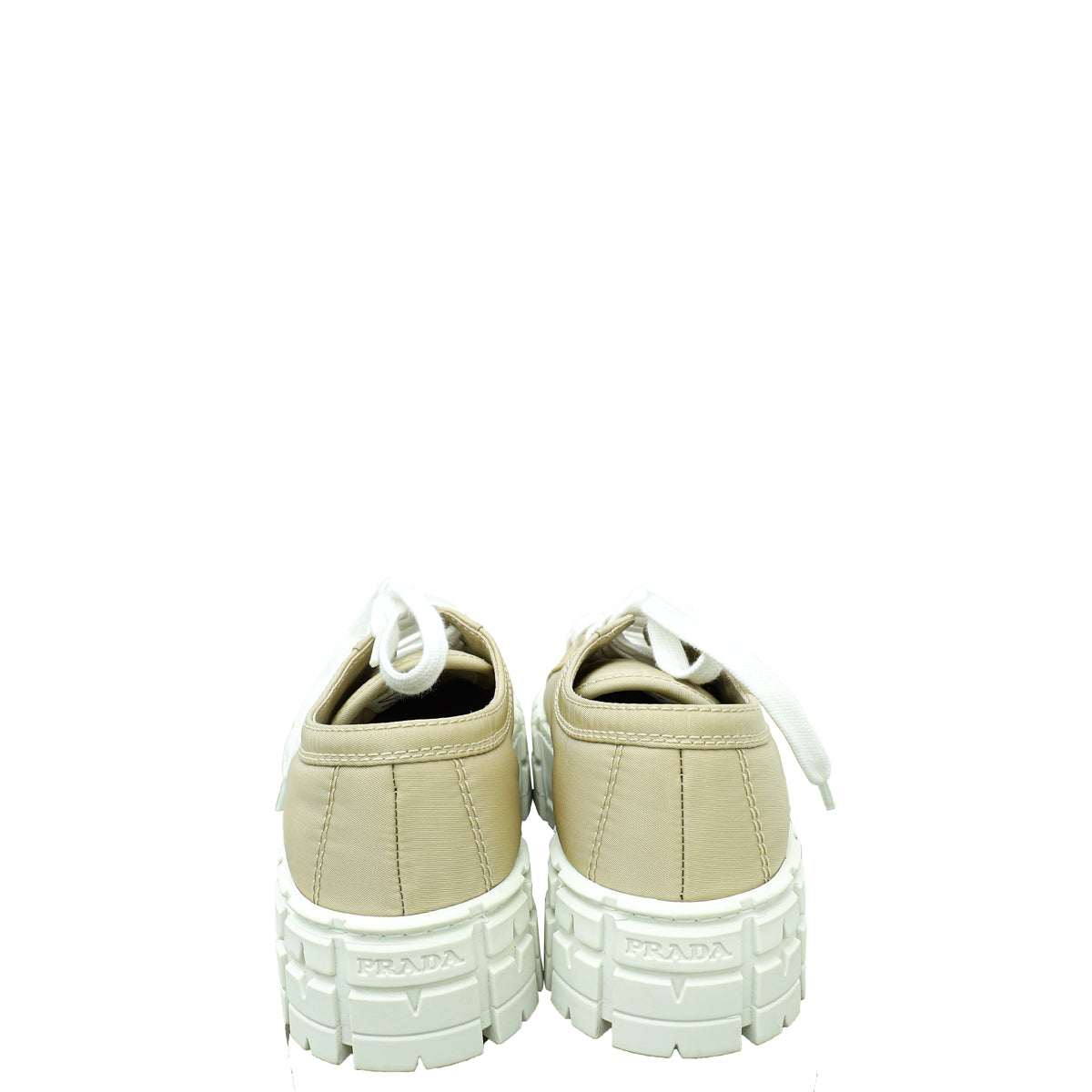 Prada Double Wheel Re-Nylon Gabardine Sneakers 38