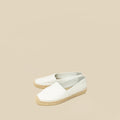 Prada White Soft Nappa Espadrille 38