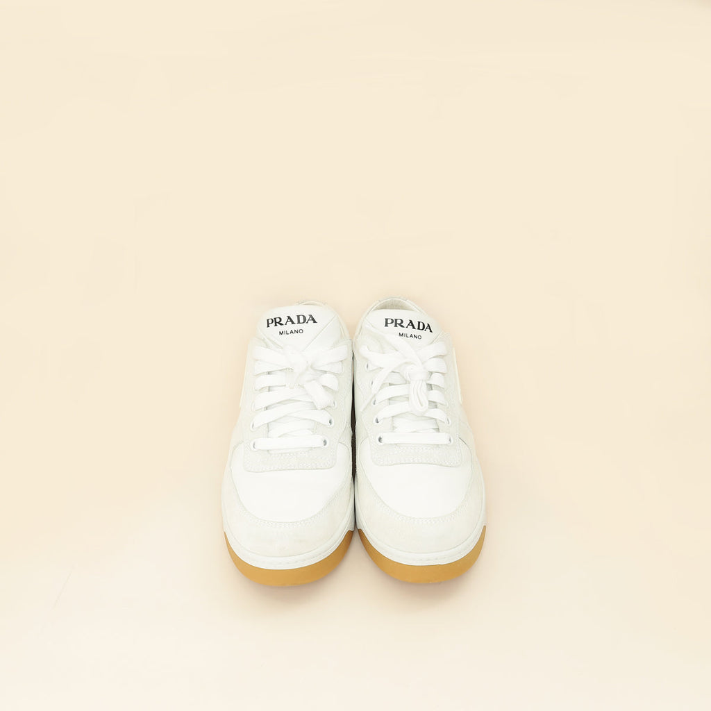 Prada Bicolor Downtown Sneakers 39