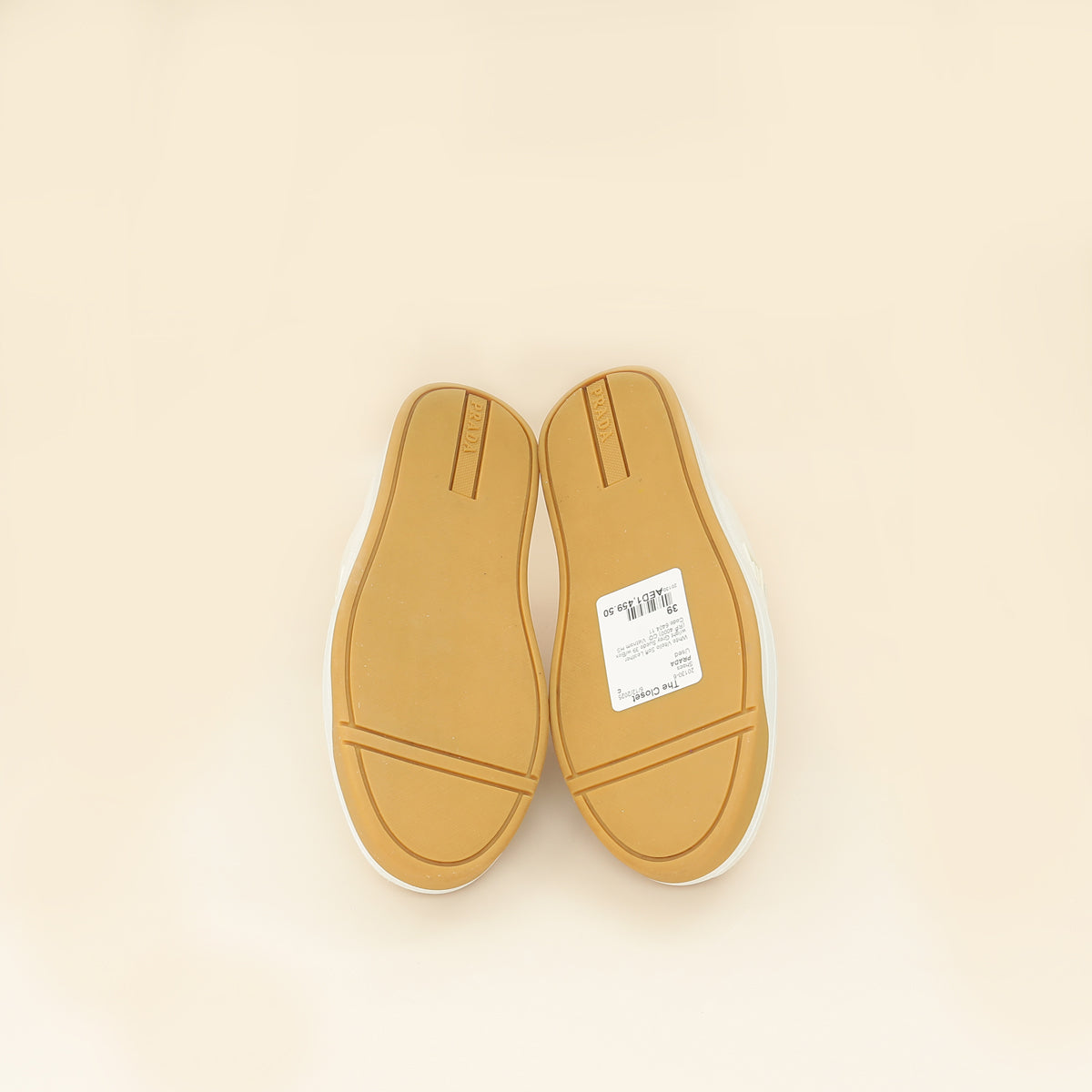 Prada Bicolor Downtown Sneakers 39