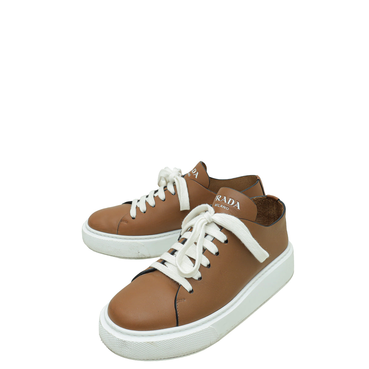 Prada Brown Logo Sneaker 39