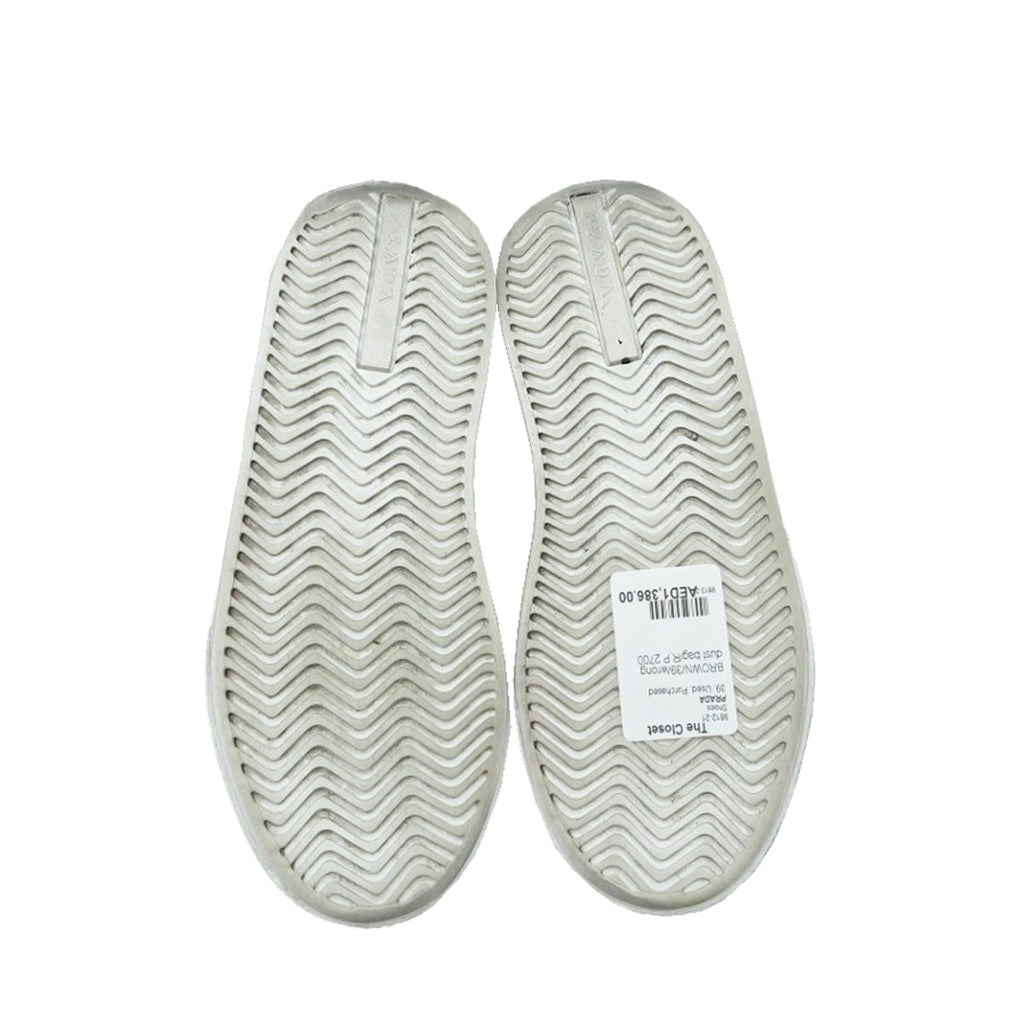 Prada Brown Logo Sneaker 39