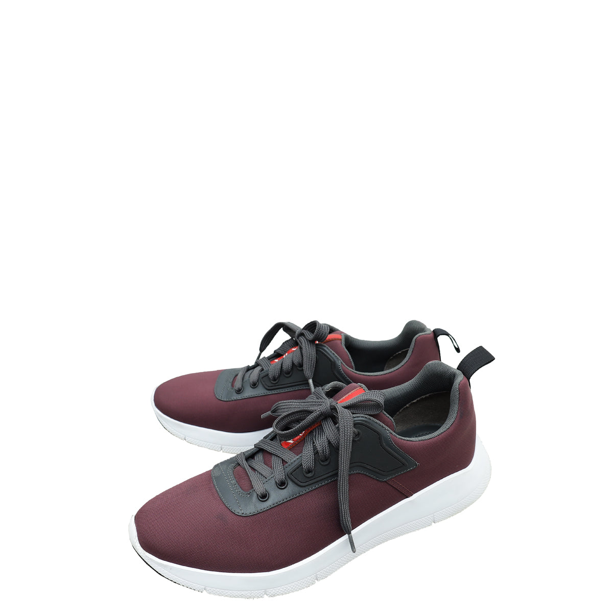 Prada Bicolor Nylon Tech Sneakers 8.5