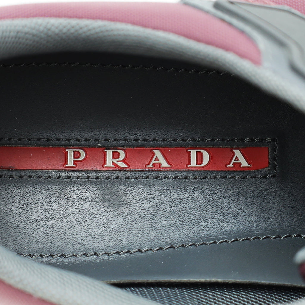 Prada Bicolor Nylon Tech Sneakers 8.5
