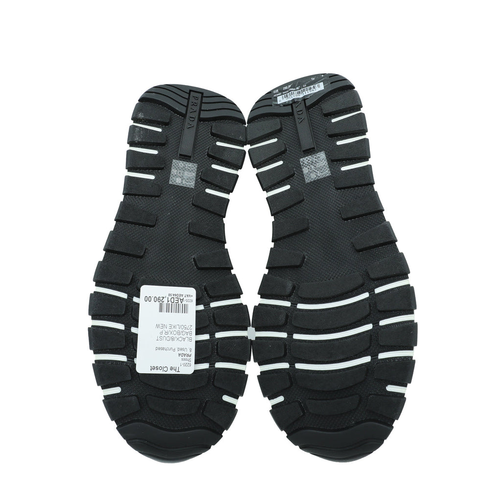 Prada Black Logo Re-Nylon Sneaker 8