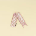 Prada Bicolor Triangle Symbole Print Silk Twill Scarf