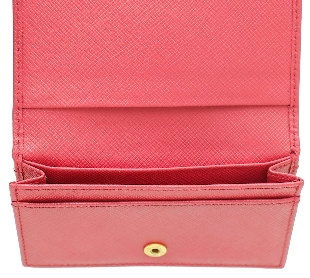 Prada Peonia Card Holder