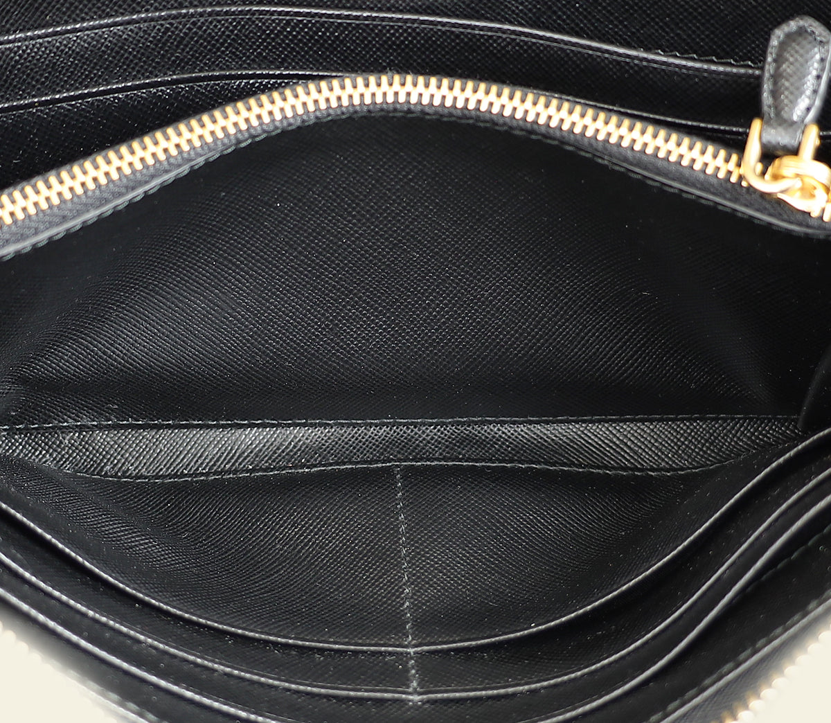 Prada Black Zip Wallet