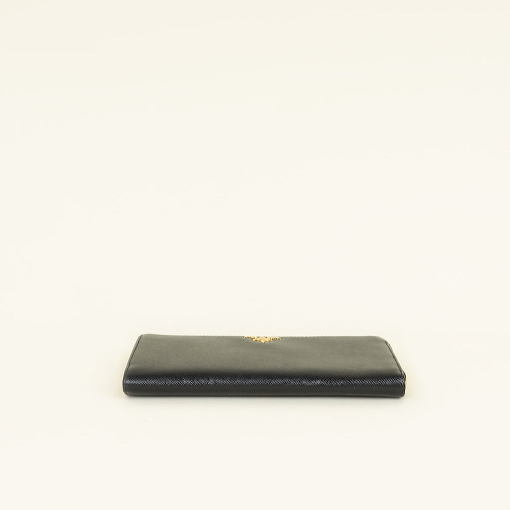 Prada Black Zip Wallet