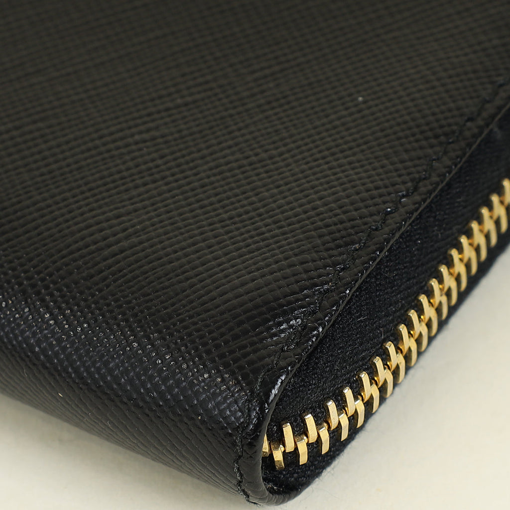 Prada Black Zip Wallet