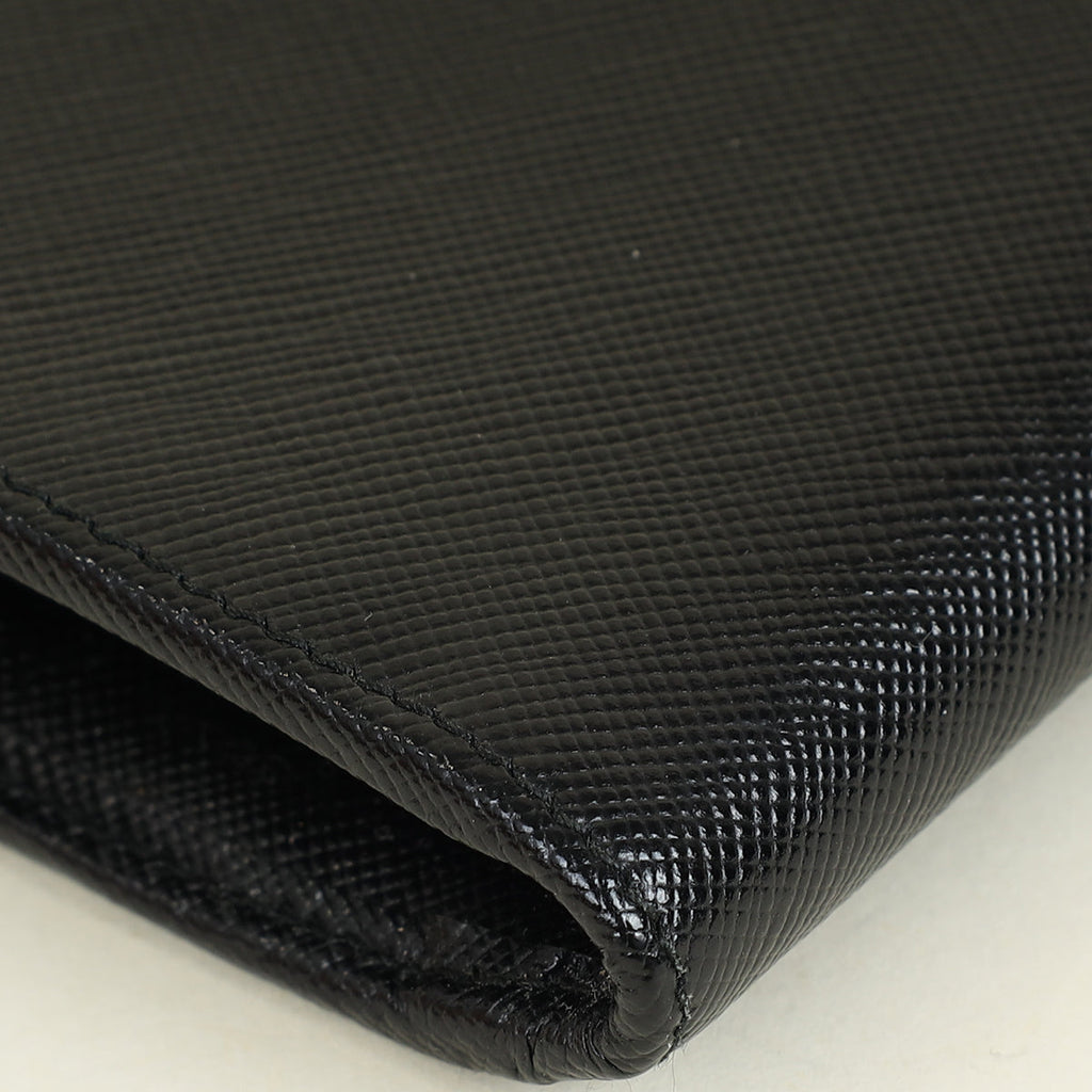 Prada Black Zip Wallet