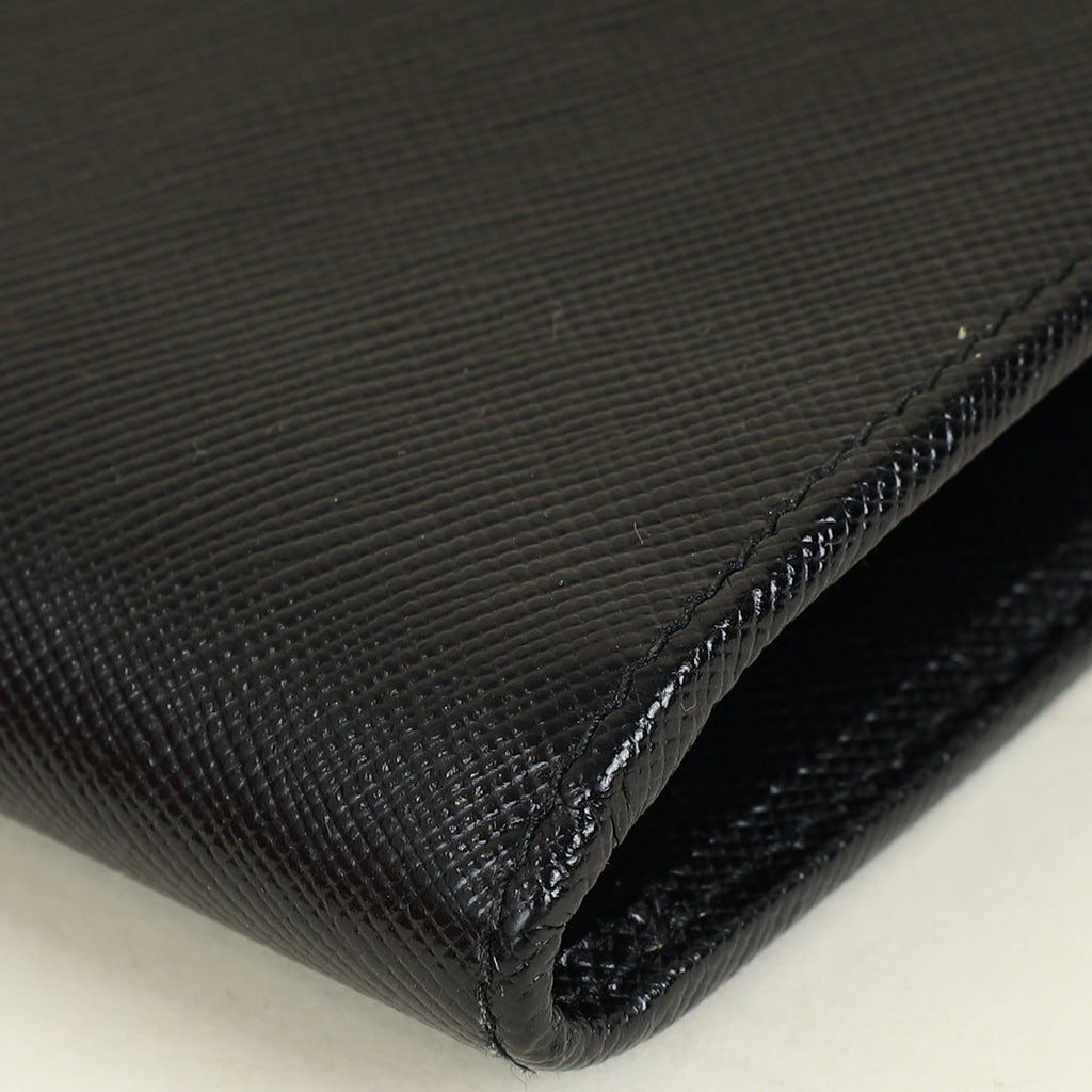 Prada Black Zip Wallet