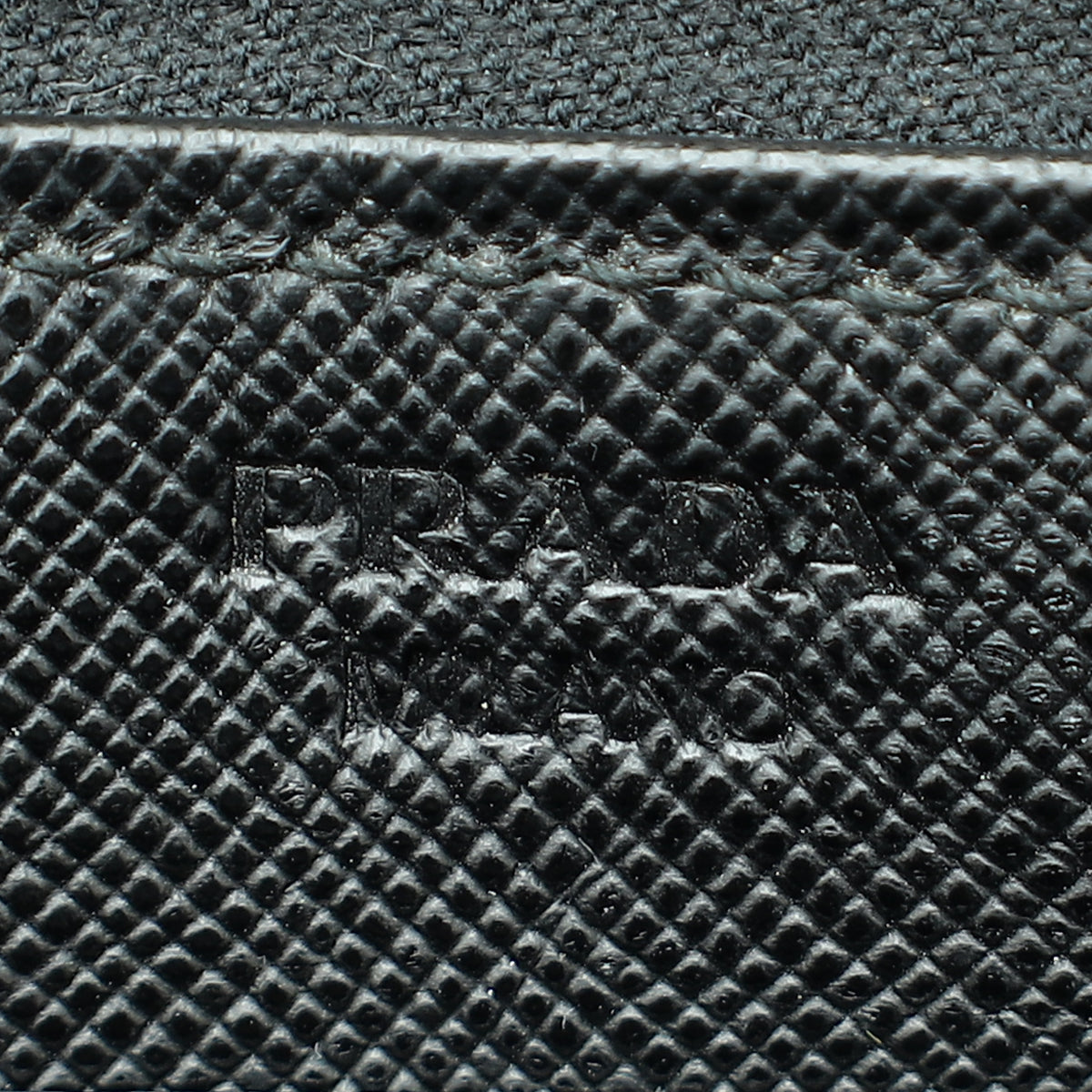 Prada Black Zip Around Wallet