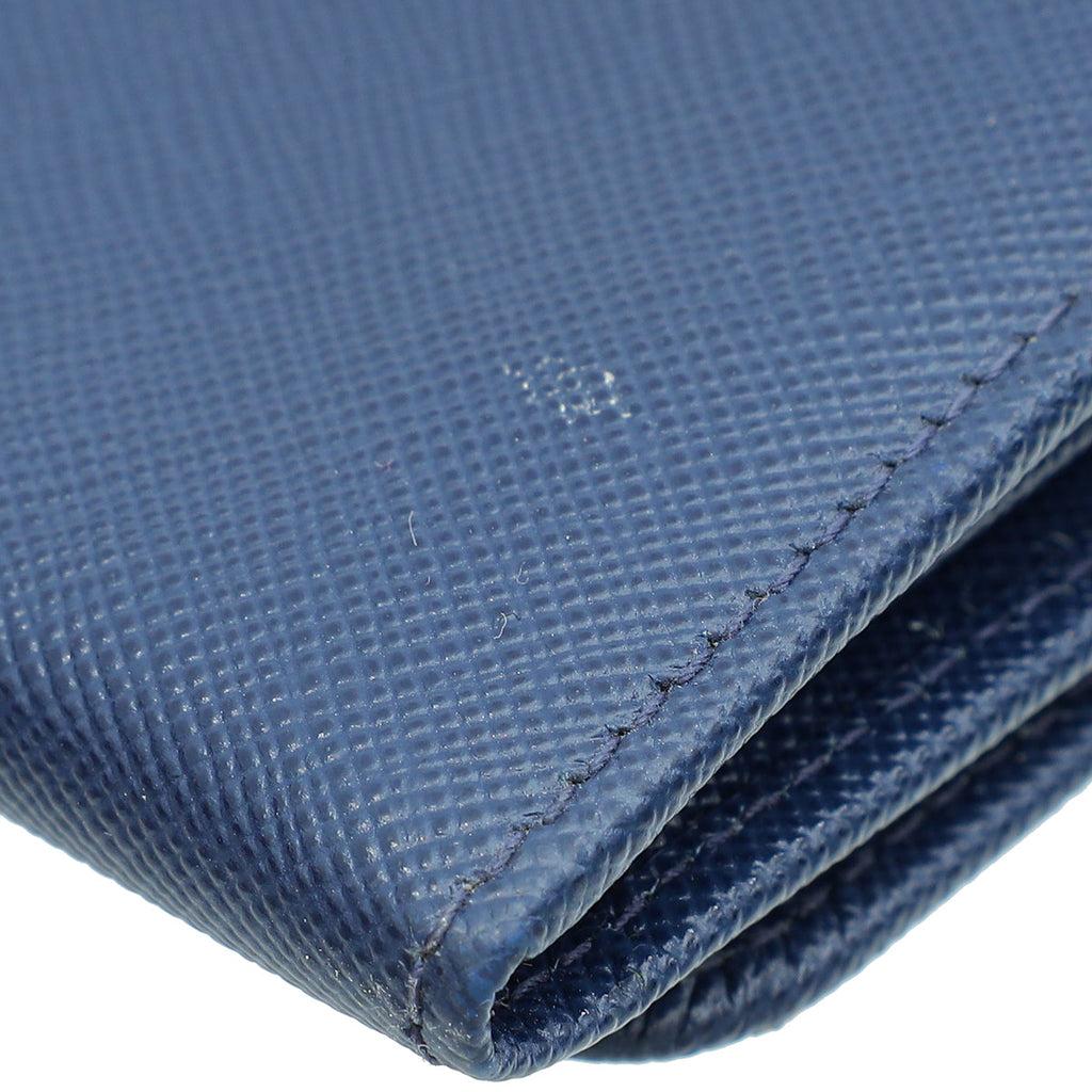 Prada Blue Large Wallet