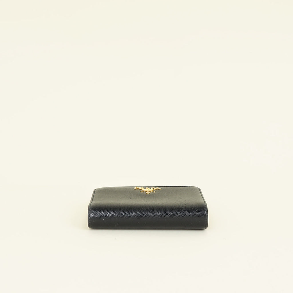 Prada Black French Wallet