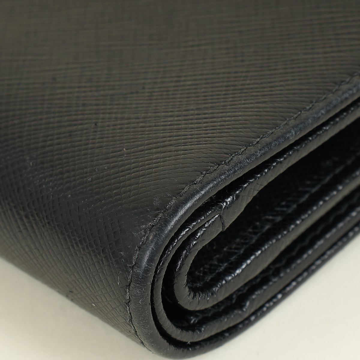Prada Black French Wallet