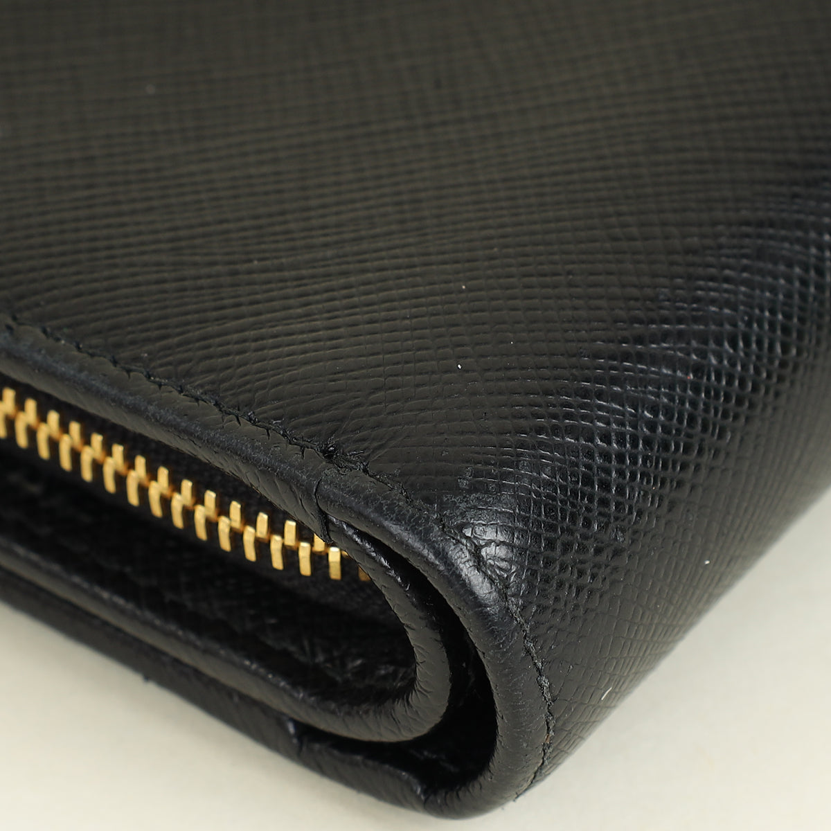 Prada Black French Wallet