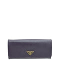 Prada Purple Lux Continental Wallet
