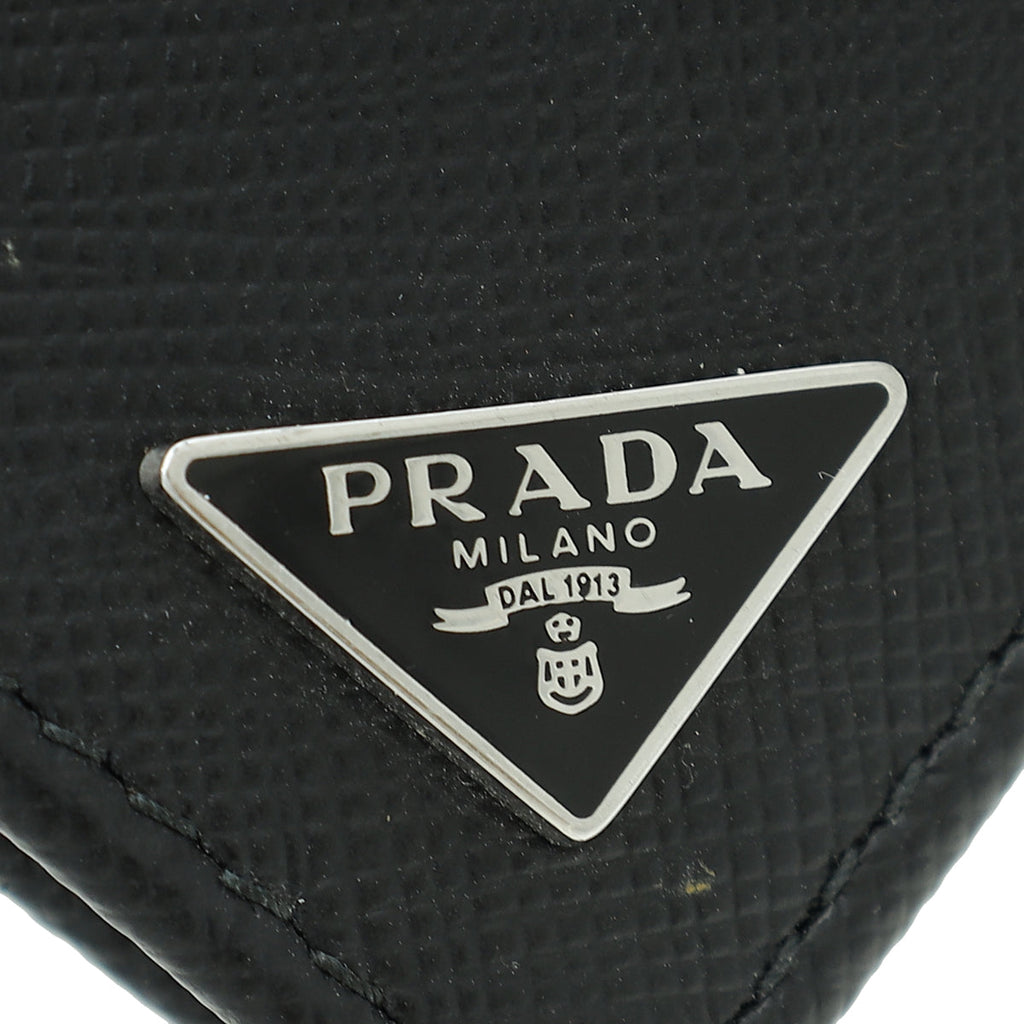 Prada Black Triangle Wallet