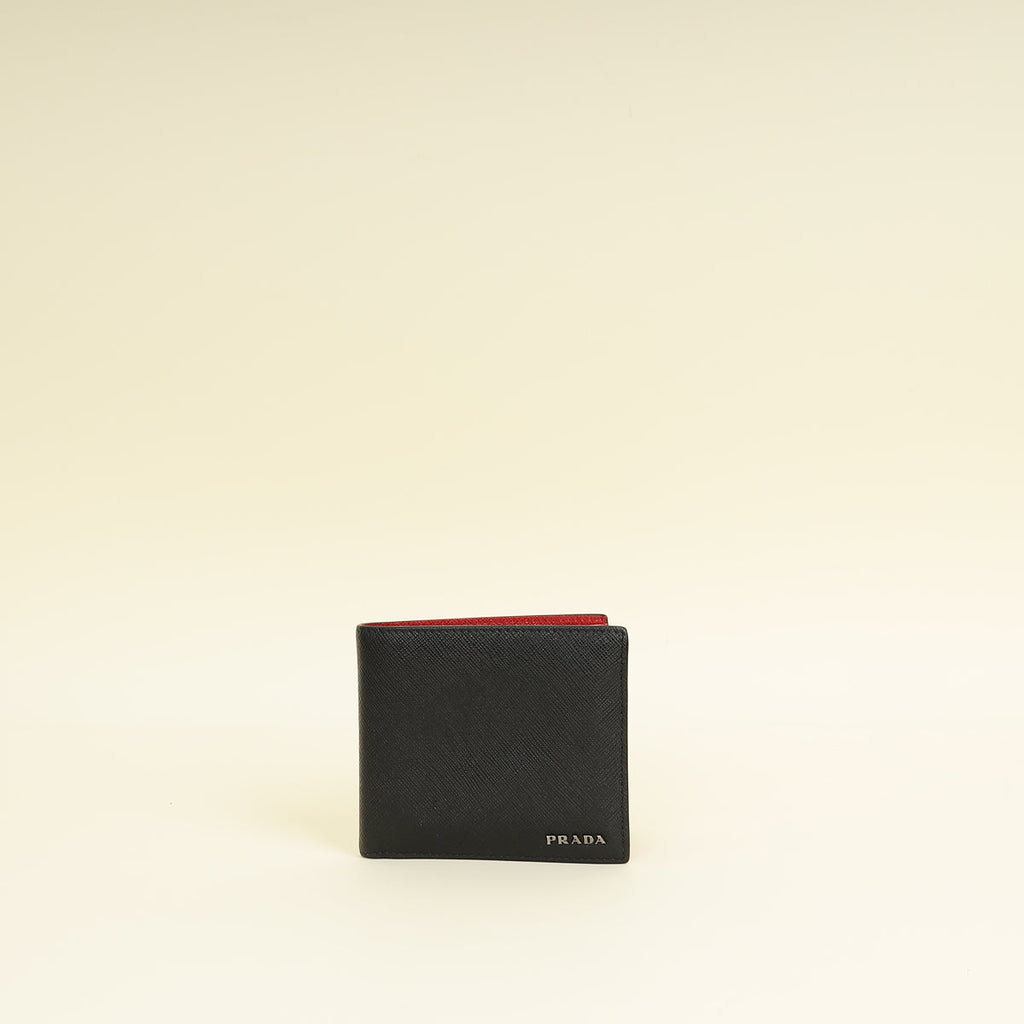 Prada Black Bi-fold Wallet