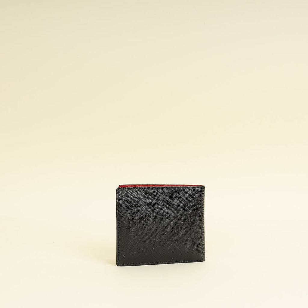 Prada Black Bi-fold Wallet