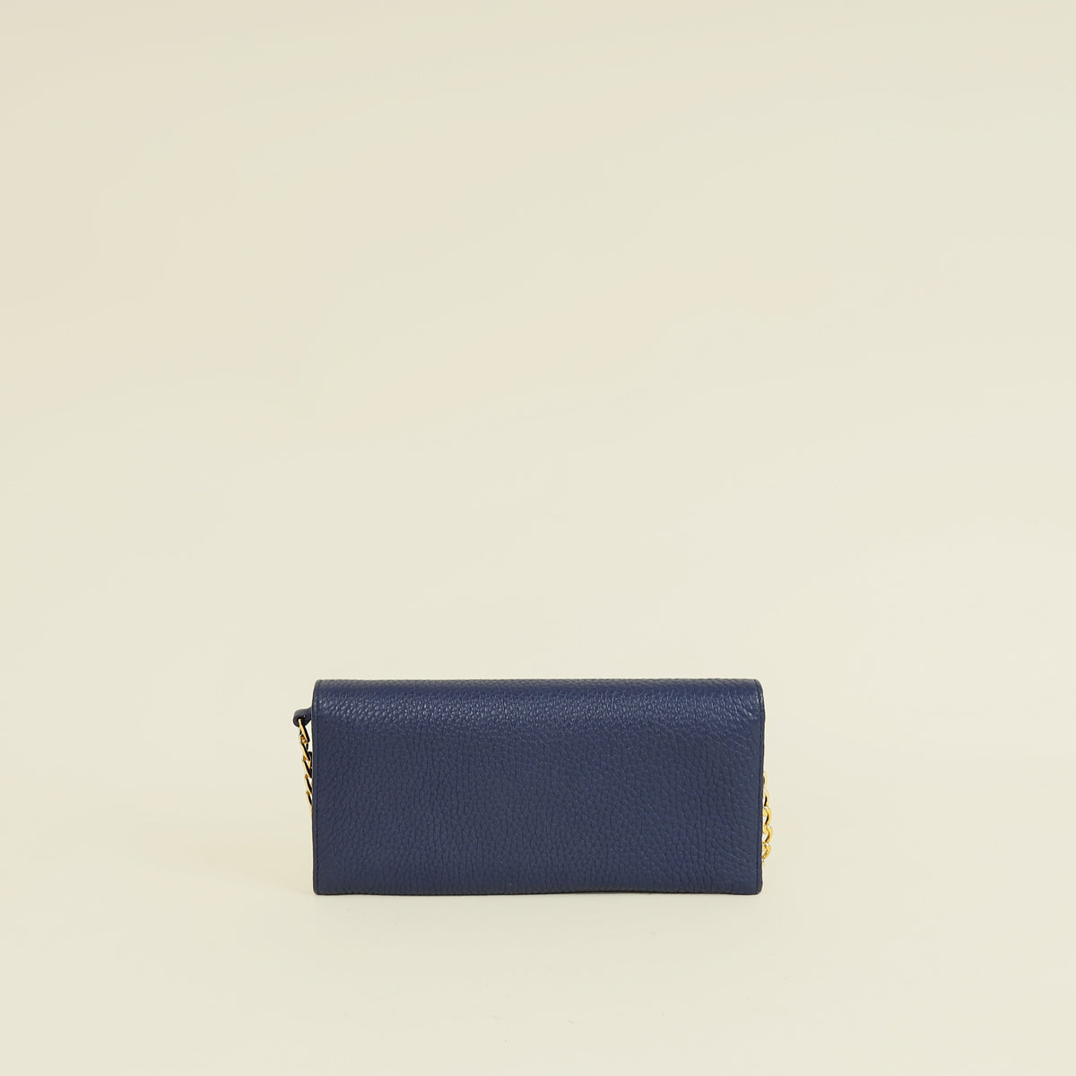 Prada Blue Vitello Grain Wallet on Chain